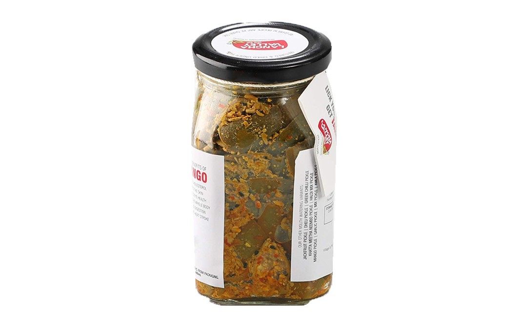 Langha Valley Dry Mango Pickle    Glass Jar  350 grams